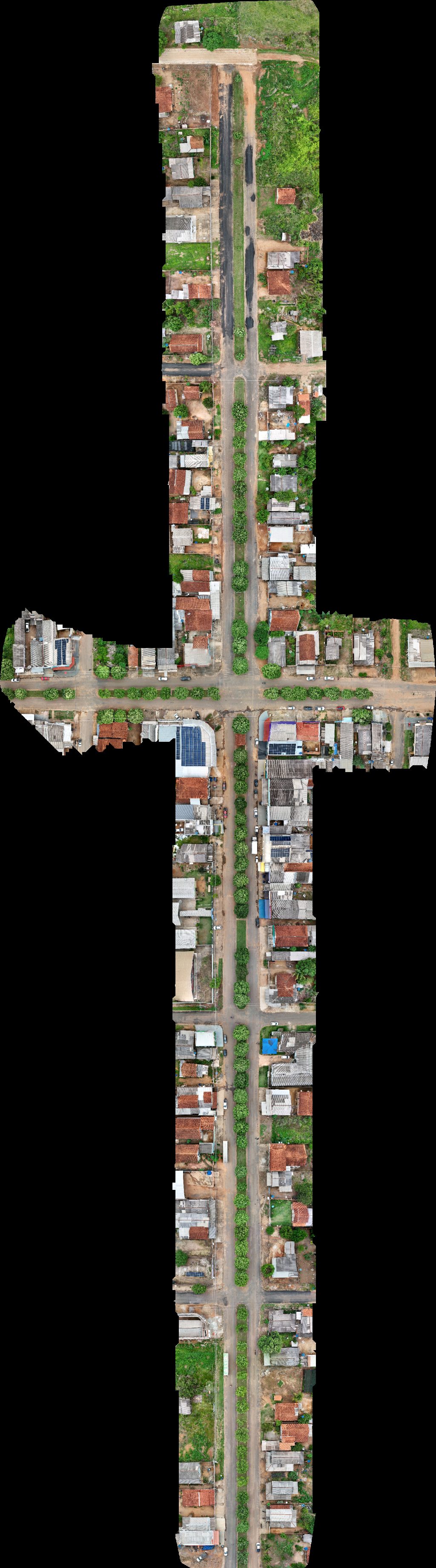 Drone map of Borracharia do Toninho FARMA BEM in colina verde Aerial drone map in Governador Jorge Teixeira, Ro, BR