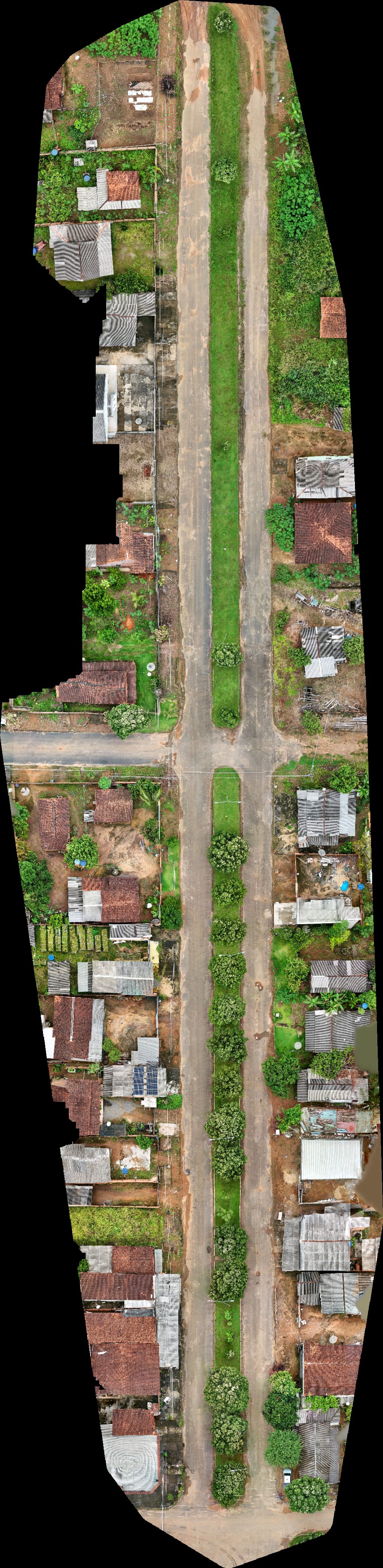Drone map of Mari Perfumaria cosméticos Despachante Aliança in colina verde Aerial drone map in Governador Jorge Teixeira, Ro, BR