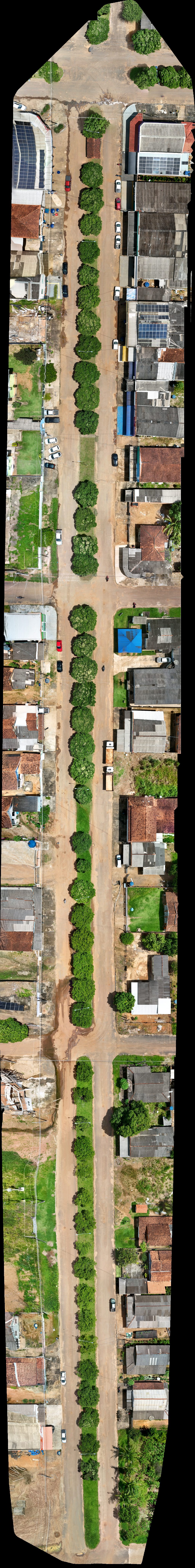 Drone map of SOUSA MODAS Min Box SWG Ateliê da Lia in colina verde Aerial drone map in Governador Jorge Teixeira, Ro, BR