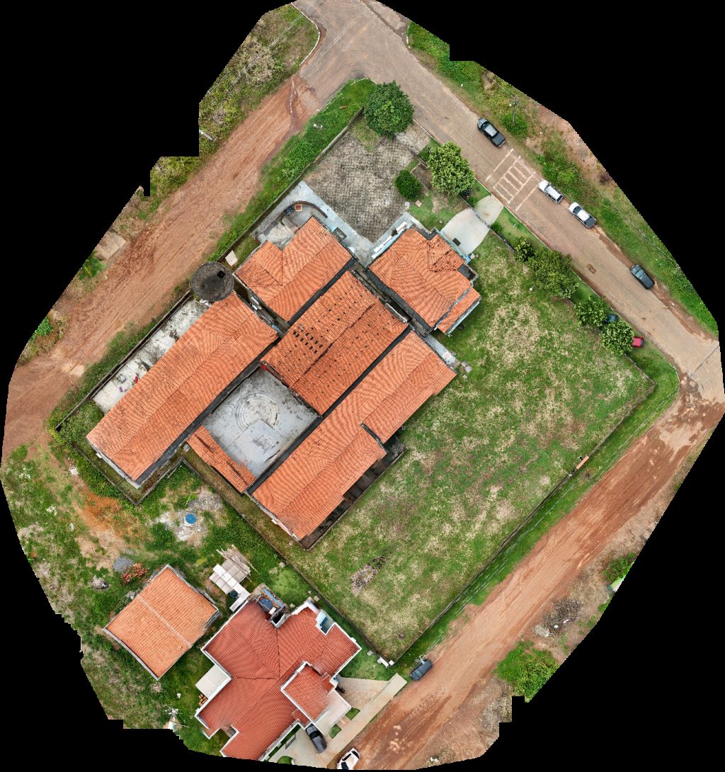 Drone map of Creche Municipal Unidade Básica de Saúde Ivanicio Joaquim Santana Aerial drone map in Governador Jorge Teixeira, Ro, BR