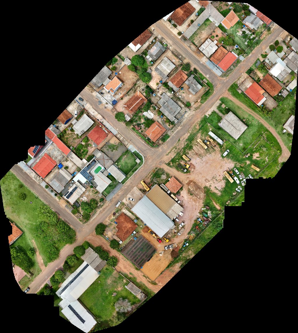 Drone map of Oficina Municipal de Secretaria Meio Ambiente e Agricultura Aerial drone map in Governador Jorge Teixeira, Ro, BR