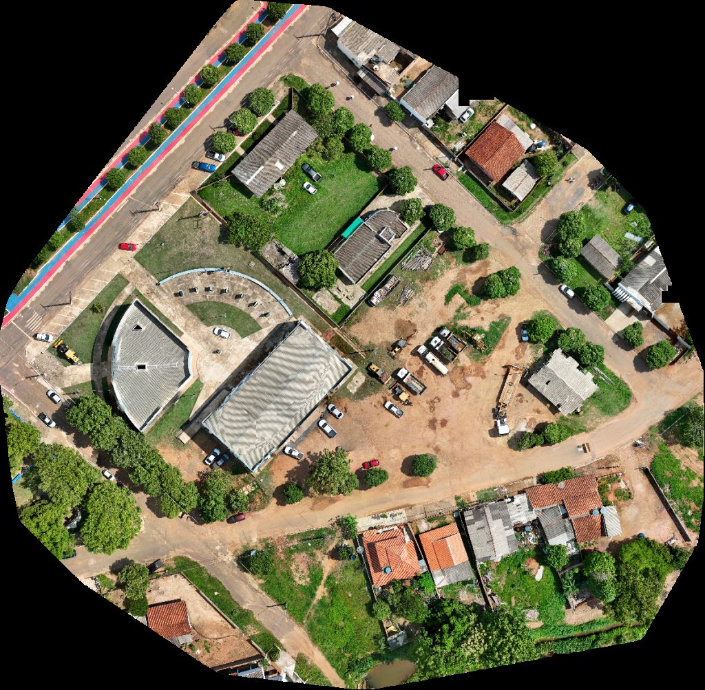 Drone map of Prefeitura Municiapal GJT Instituto de Previdência RO Aerial drone map in Governador Jorge Teixeira, Ro, BR