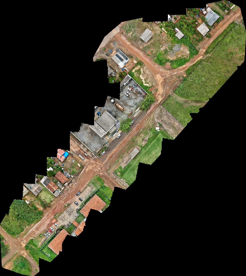 Drone map of CIRETRAN de Gov DETRAN RO Campo dos peladeiros in secretaria municipal de Aerial drone map in Governador Jorge Teixeira, Ro, BR