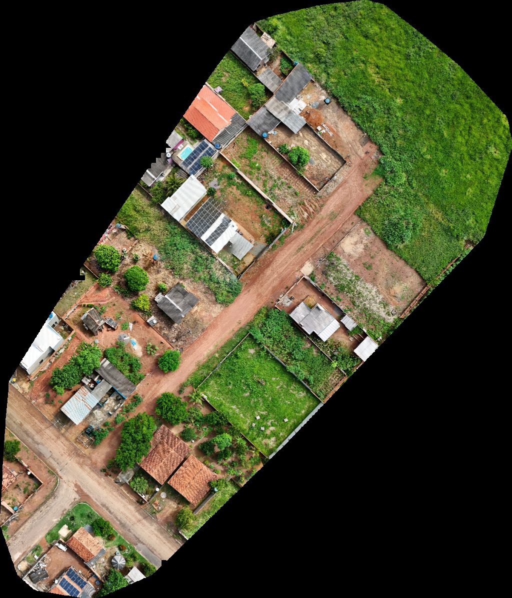 Drone map of Sorveteria Coelho Aerial drone map in Governador Jorge Teixeira, Ro, BR