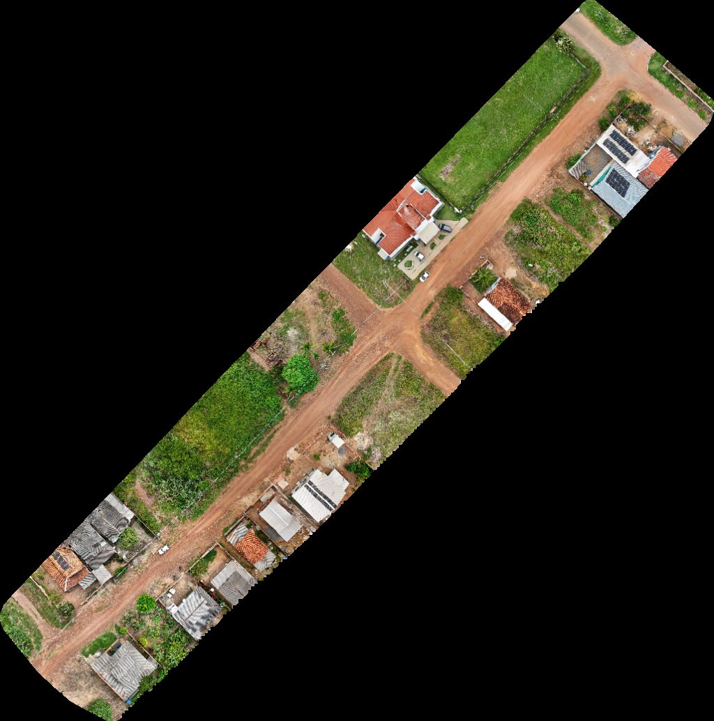 Drone map of Unidade Básica de Saúde Ivanicio Joaquim Santana Creche Municipal Aerial drone map in Governador Jorge Teixeira, Ro, BR