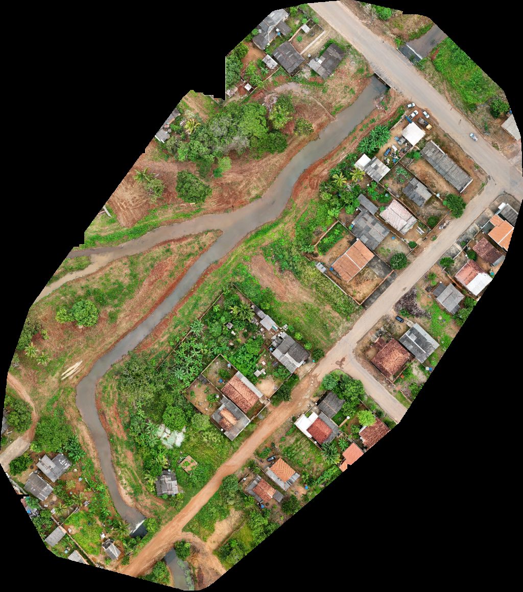 Drone map of WR AGROPECUÁRIA BAR DO BUGAO Aerial drone map in Governador Jorge Teixeira, Ro, BR