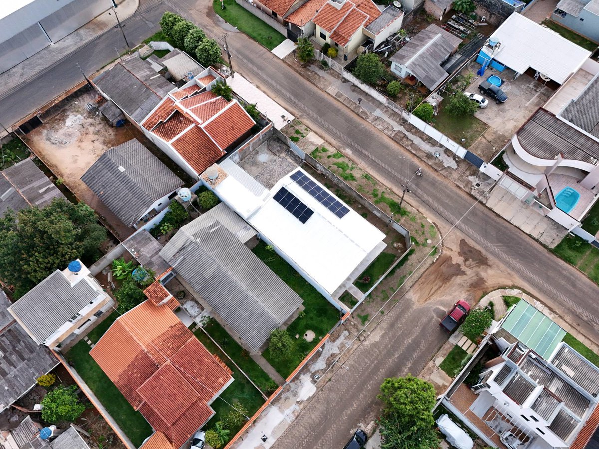 Drone 3d model of Cantinho Dellas Rondoncapsul Gerência Cone Sul in Bodanese Aerial drone 3d model in Vilhena, Ro, BR