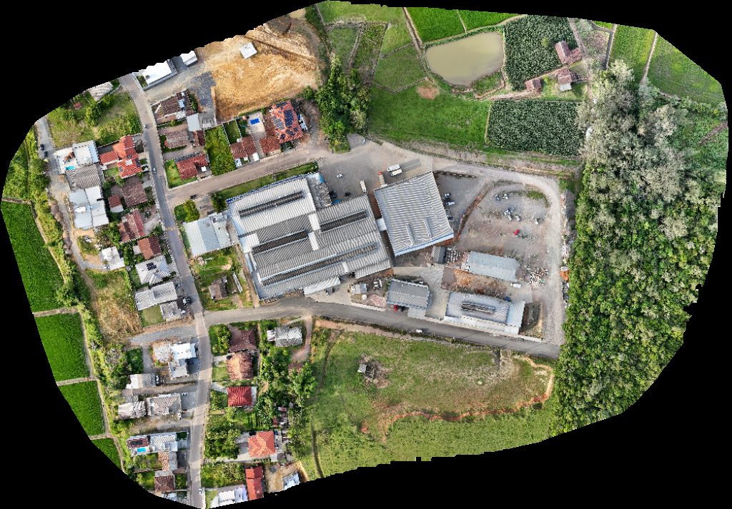 Drone map of Chapeacao Silvio Salvador Bratz Churrasqueiras Rotativas e Grelhas Motorizadas in Belo Horizonte Aerial drone map in Agronômica, Sc, BR