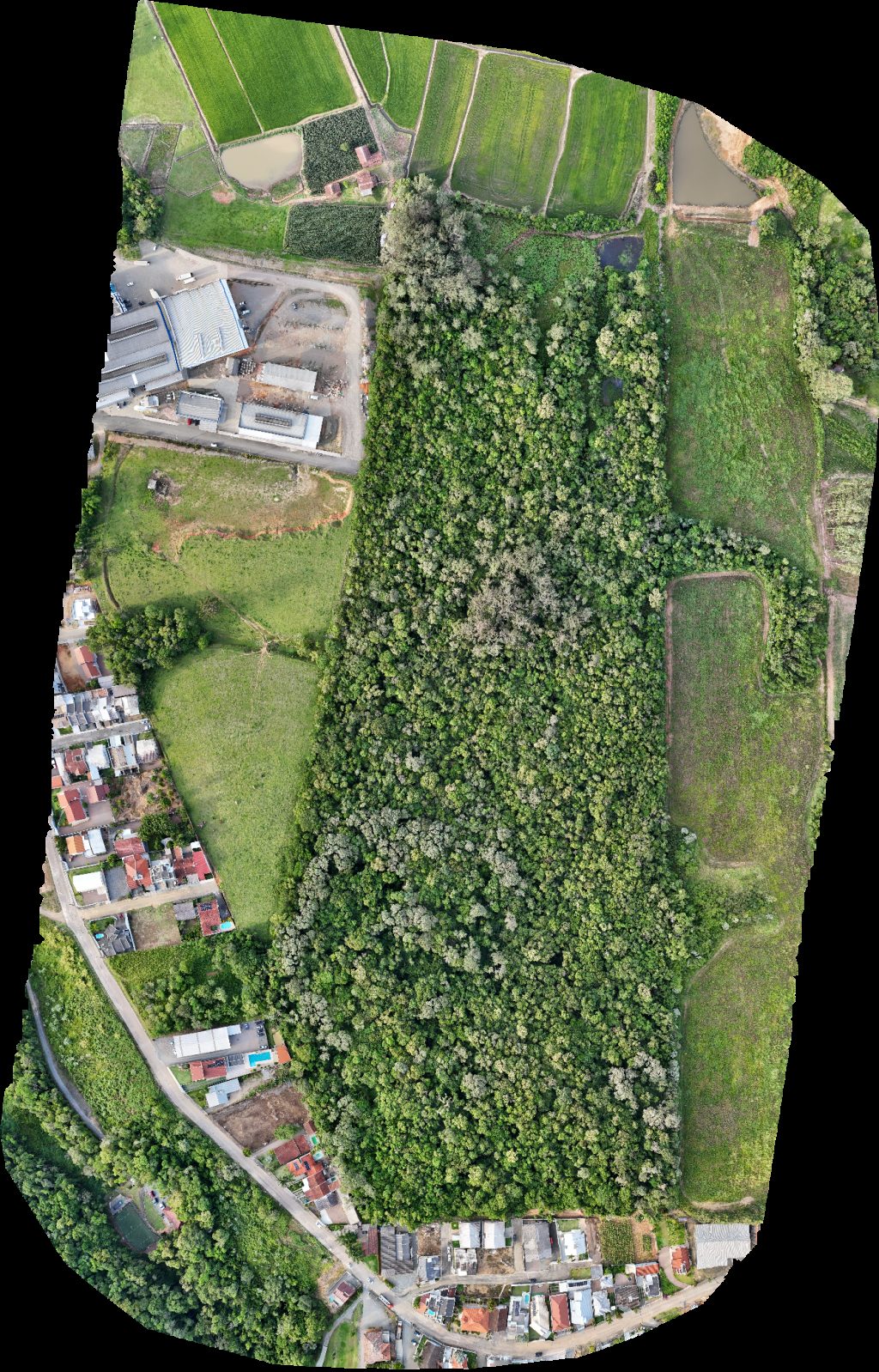 Drone map of ElberVita Cosméticos Elber in Centro Aerial drone map in Agronômica, Sc, BR