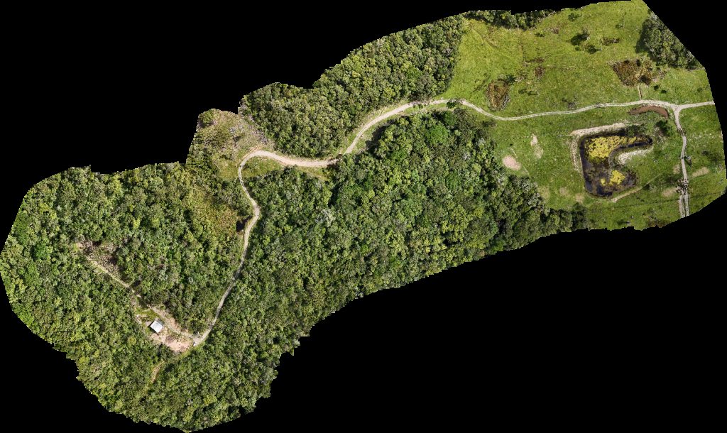 Drone map of PICOS Trekking Cascata das Andorinhas in soldados sebold Aerial drone map in Alfredo Wagner, Sc, BR