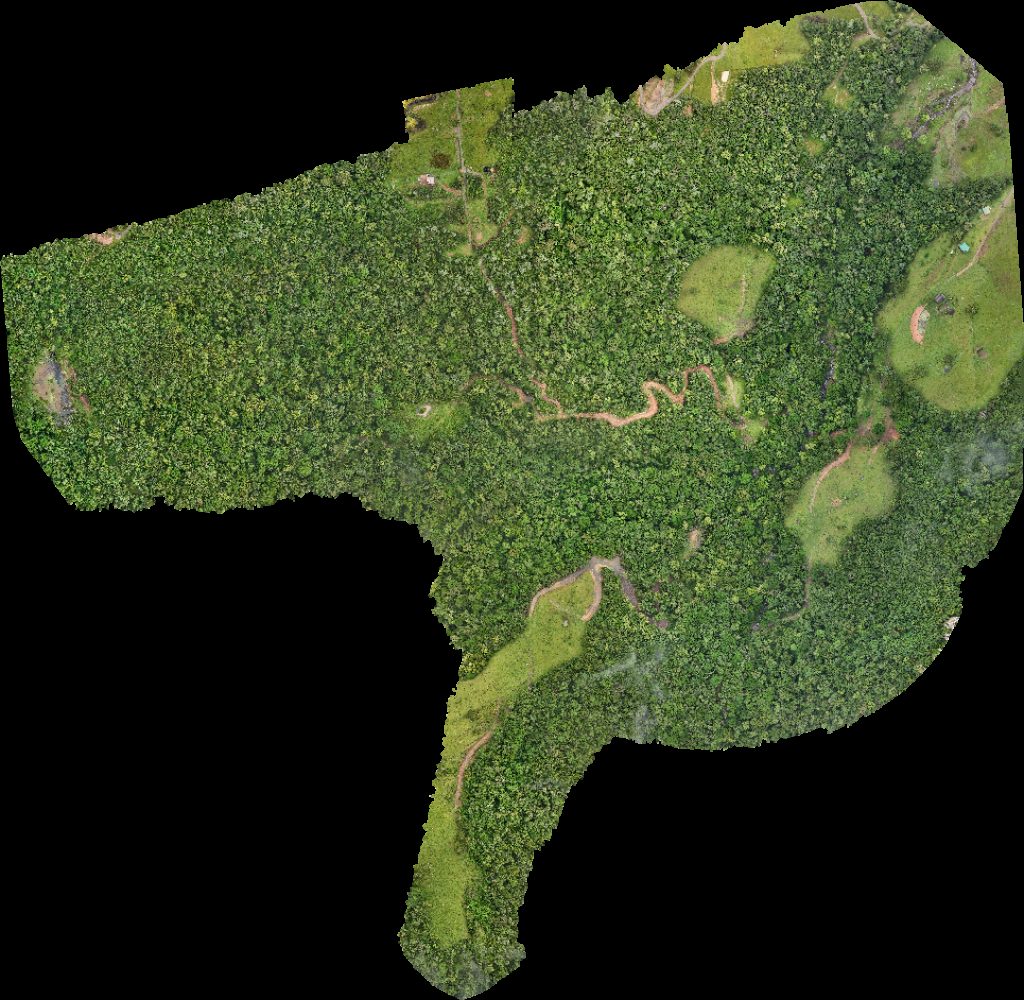 Drone map of PICOS Trekking Cascata das Andorinhas in soldados sebold Aerial drone map in Alfredo Wagner, Sc, BR