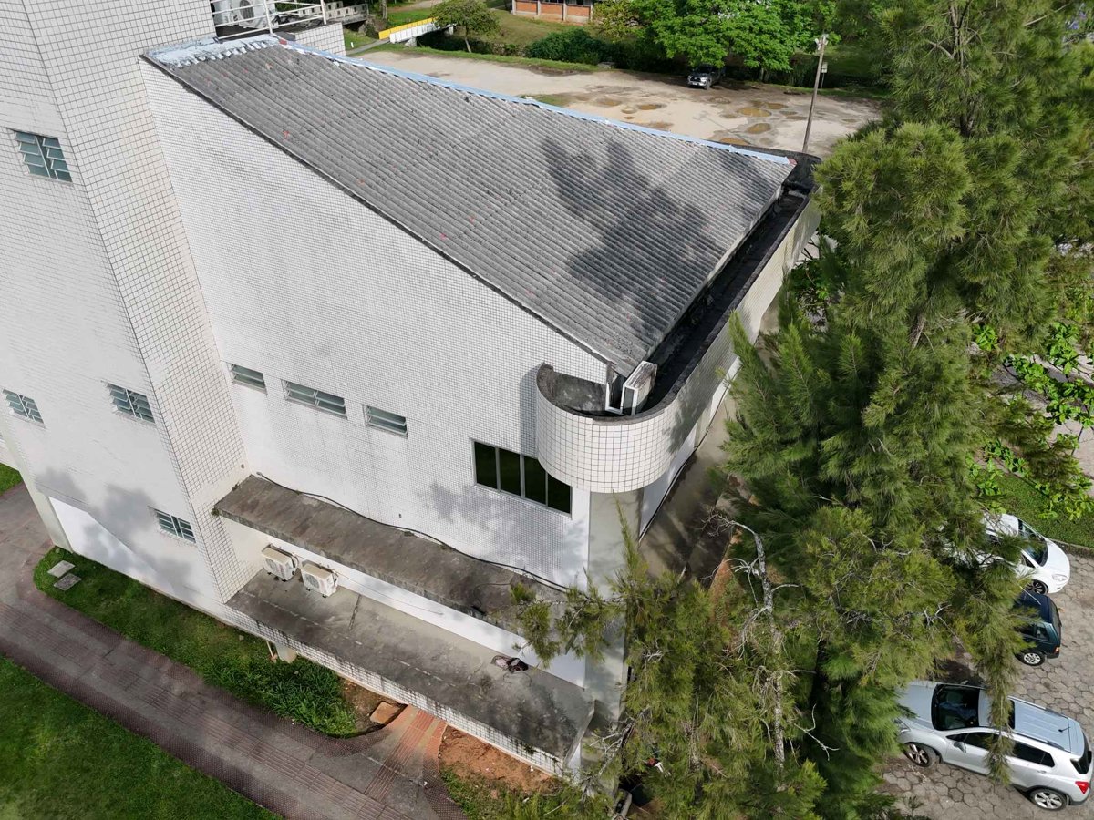 Drone 3d model of Unidade SIASS UFSC Junta Médica DAP HU in Trindade Aerial drone 3d model in Florianópolis, Sc, BR
