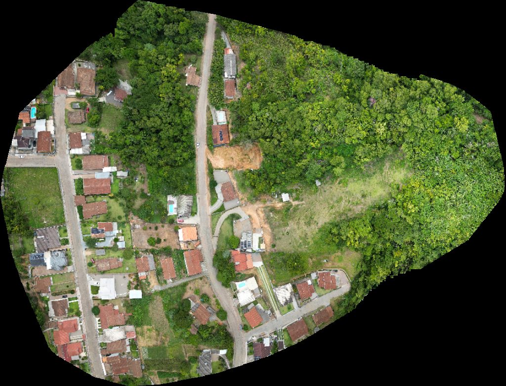 Drone map of GestãodeTráfego Jefferson Ateliê art s Gegeu Geovana in Centro Aerial drone map in Ibirama, Sc, BR