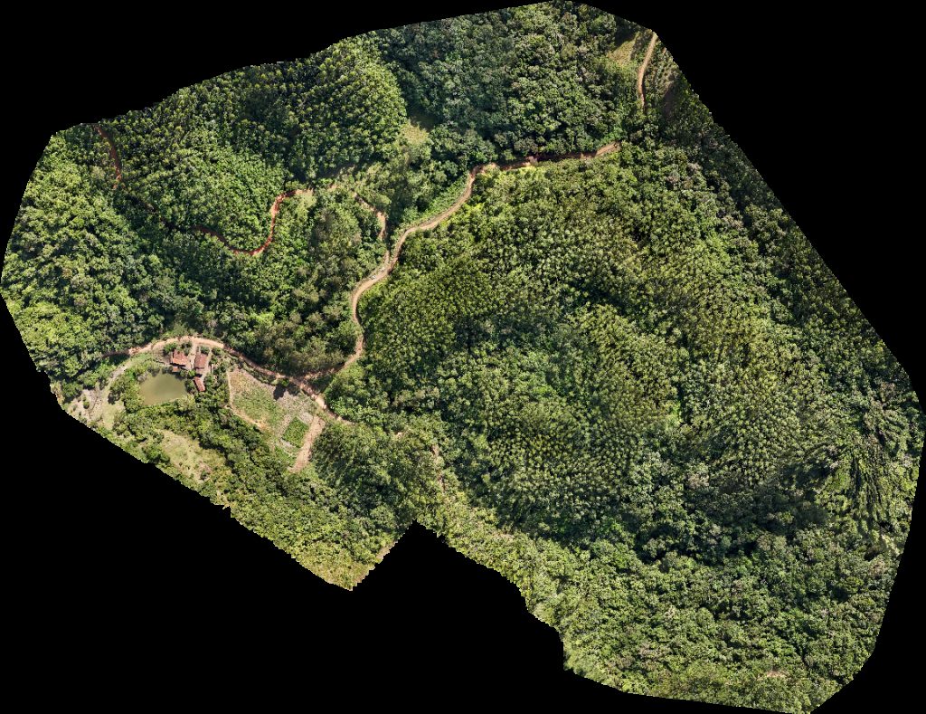 Drone map of Anita Liller selbmann Me Sinalização pontos turísticos in rio sellin Aerial drone map in Ibirama, Sc, BR