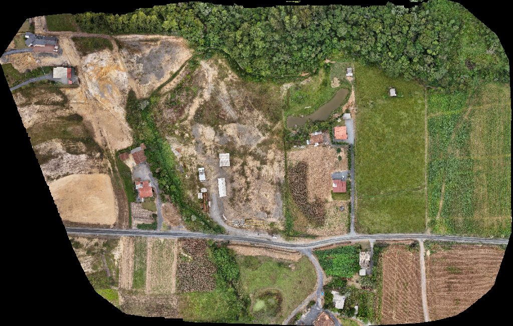 Drone map of Rua gotthilf scheidt Solarium in Cerro Negro Aerial drone map in Ituporanga, Sc, BR