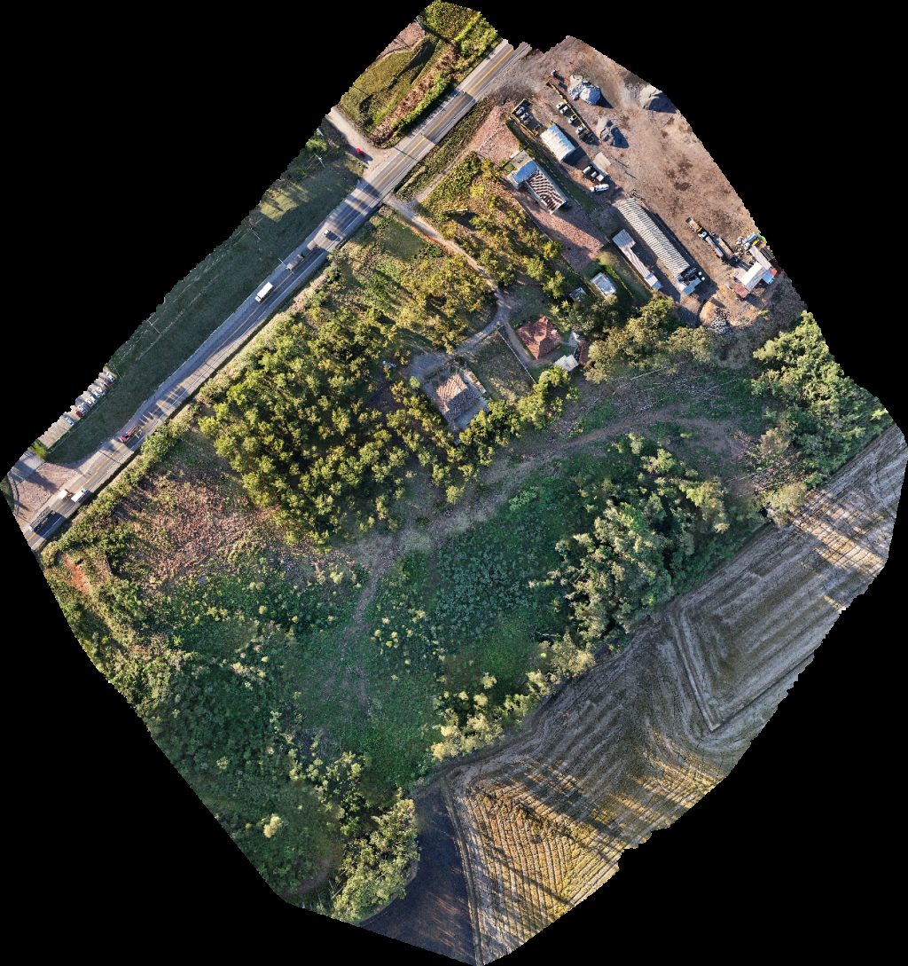 Drone map of Aquanalyze Brasil Unidade SC Lavanderia e Tinturaria Tomazoni in centro de Aerial drone map in Lontras, Sc, BR