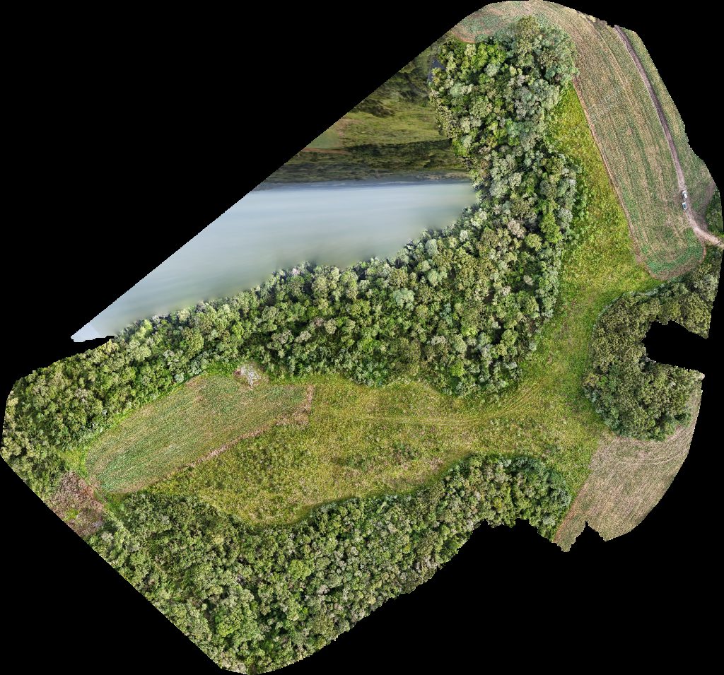 Drone map of Fazenda Buffalo Sítio Ribeiro in fazenda zimmermann Aerial drone map in Otacílio Costa, Sc, BR