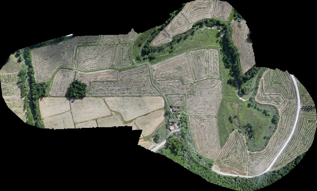 Drone map of Luana Plantas Marcelino in Gabiroba Aerial drone map in Rio do Oeste, Sc, BR