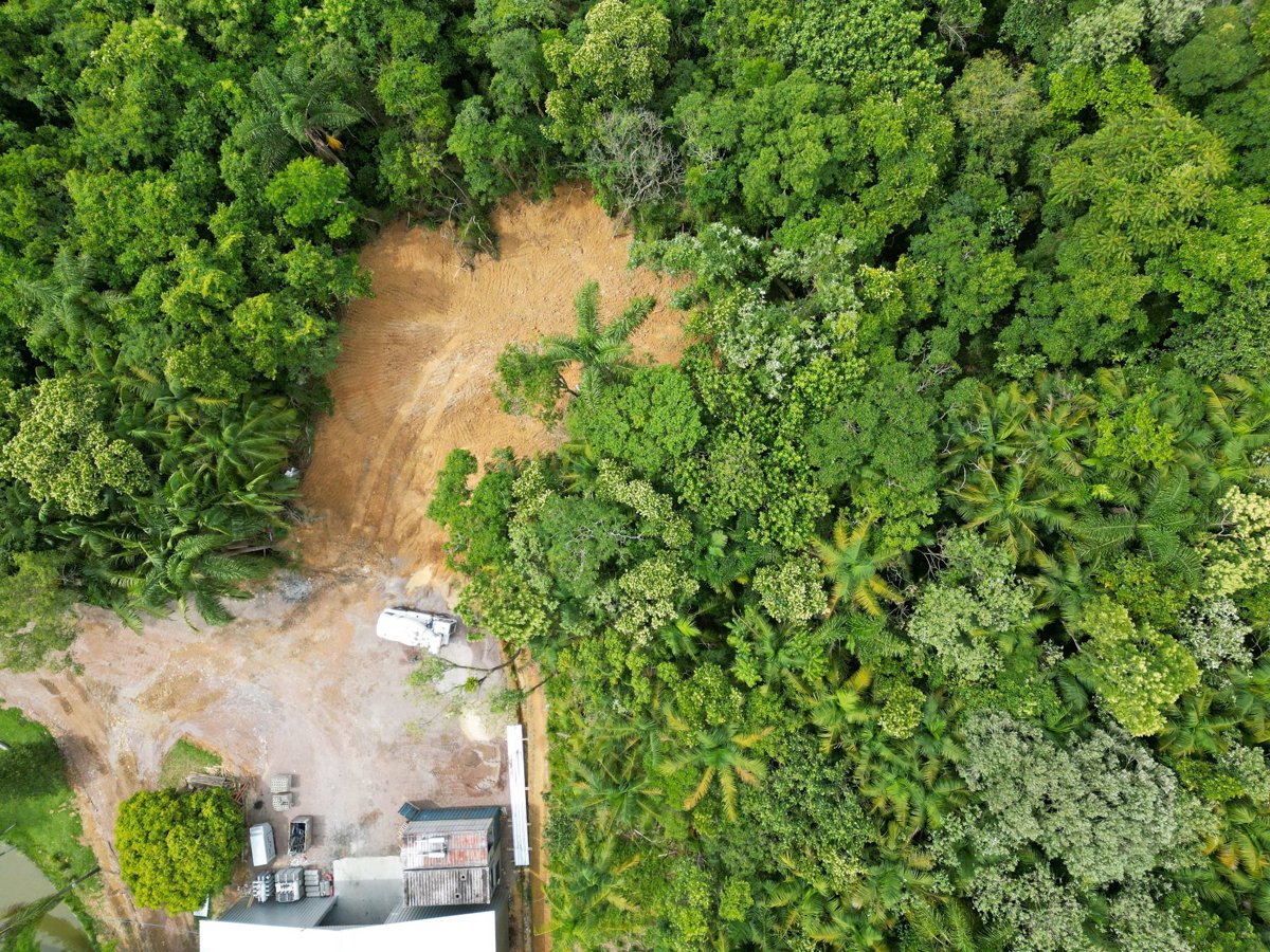 Drone 3d model of ADR Unidavi Eletronema Ltda EPP in Albertina Aerial drone 3d model in Rio do Sul, Sc, BR