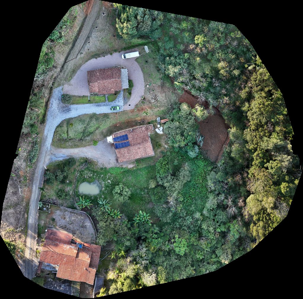 Drone map of Avelã Natural Arte Eds peças e Assistência Técnica in Fundo Canoas Aerial drone map in Rio do Sul, Sc, BR