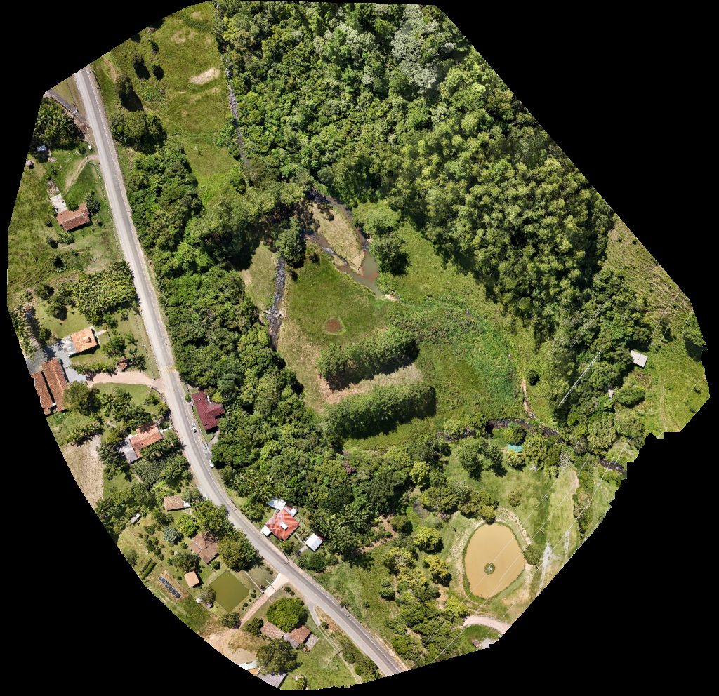 Drone map of GLP Fabrica de Tijolos Modular Cimentício MECÂNICA NARDELLI in luz do vale Aerial drone map in Rio do Sul, Sc, BR