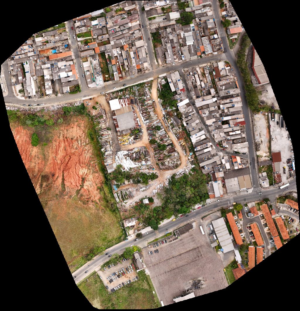 Drone map of ONG INSTITUTO DE CIDADANIA SOL ENCANTADO LahLahBaby in Jardim Santo Expedito Aerial drone map in Guarulhos, Sp, BR