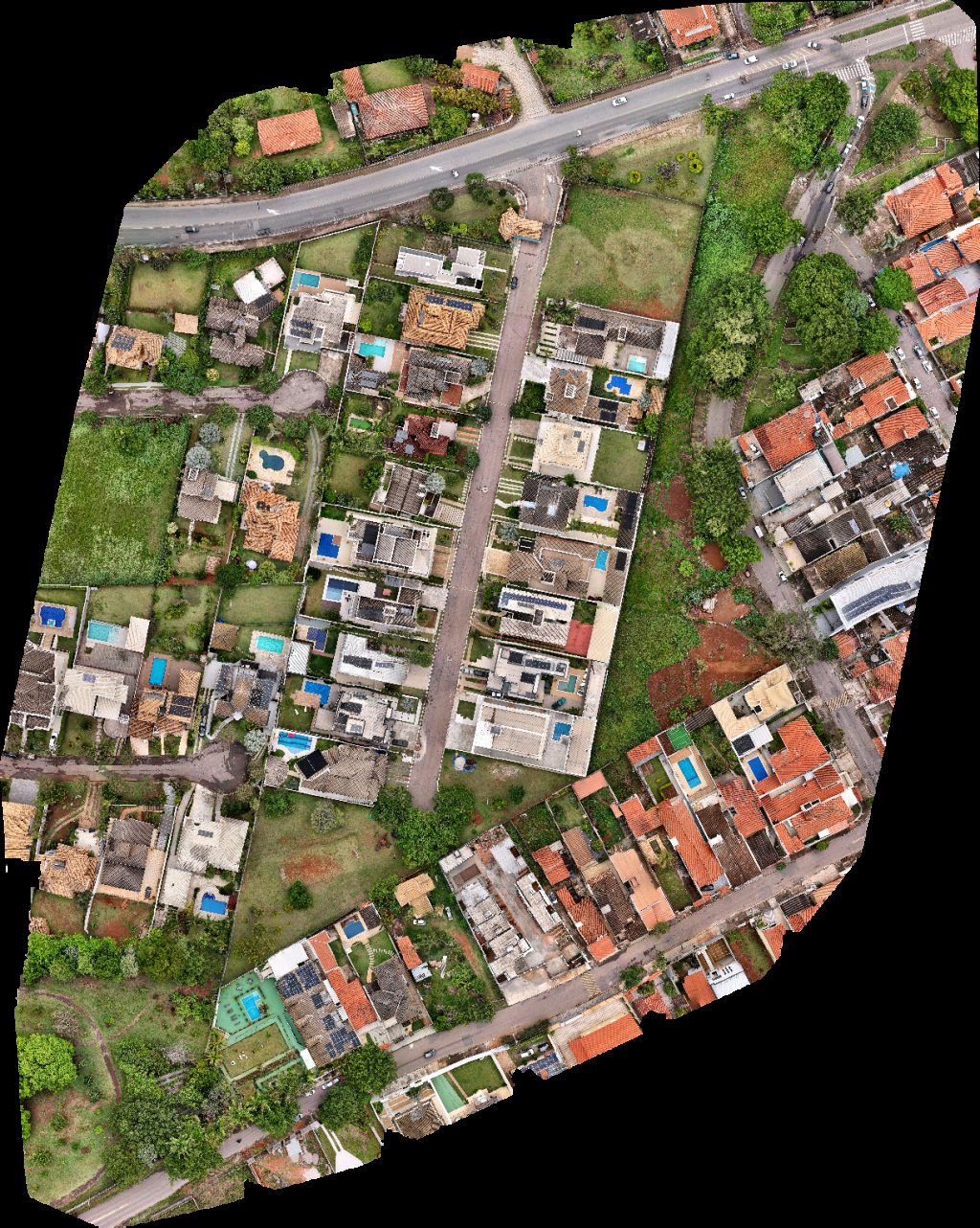 Drone map of Karina Ferraz Studio Microderme Design de Sobrancelhas Micropigmentação SP Mikrobiologiko Laboratório Análises Microbiológicas in Caxambu Aerial drone map in Jundiaí, Sp, BR
