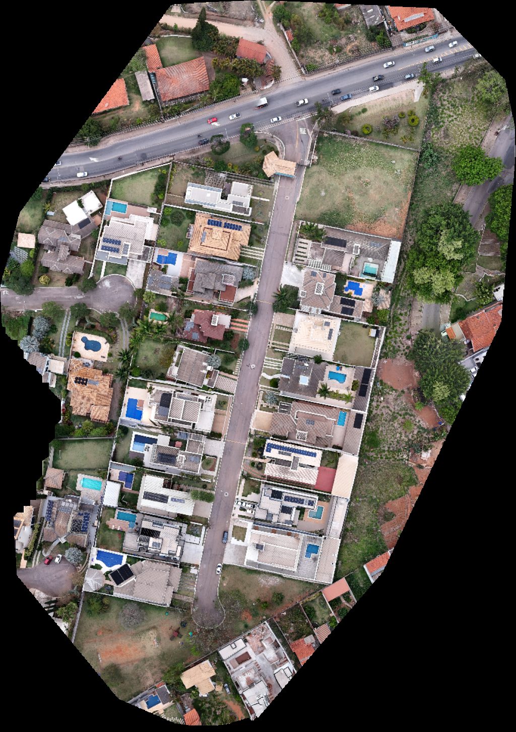Drone map of Mikrobiologiko Laboratório de Análises Microbiológicas SP Residencial Portal do Caxambu in Caxambu Aerial drone map in Jundiaí, Sp, BR