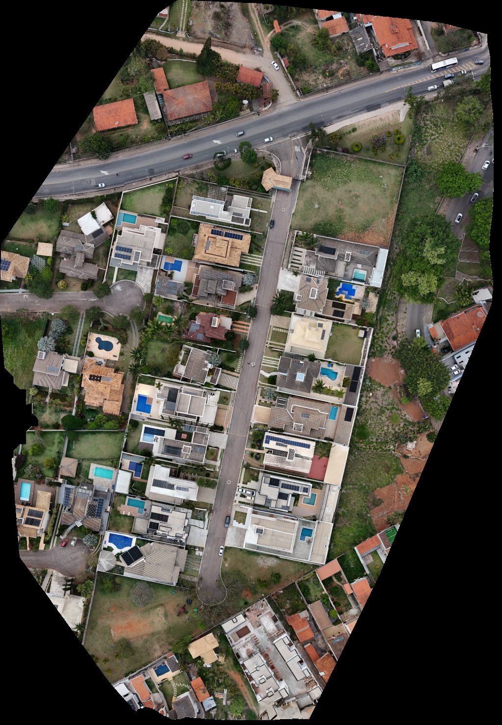 Drone map of Residencial Portal do Caxambu Mikrobiologiko Laboratório de Análises Microbiológicas SP in Jardim Caxambu Aerial drone map in Jundiaí, Sp, BR