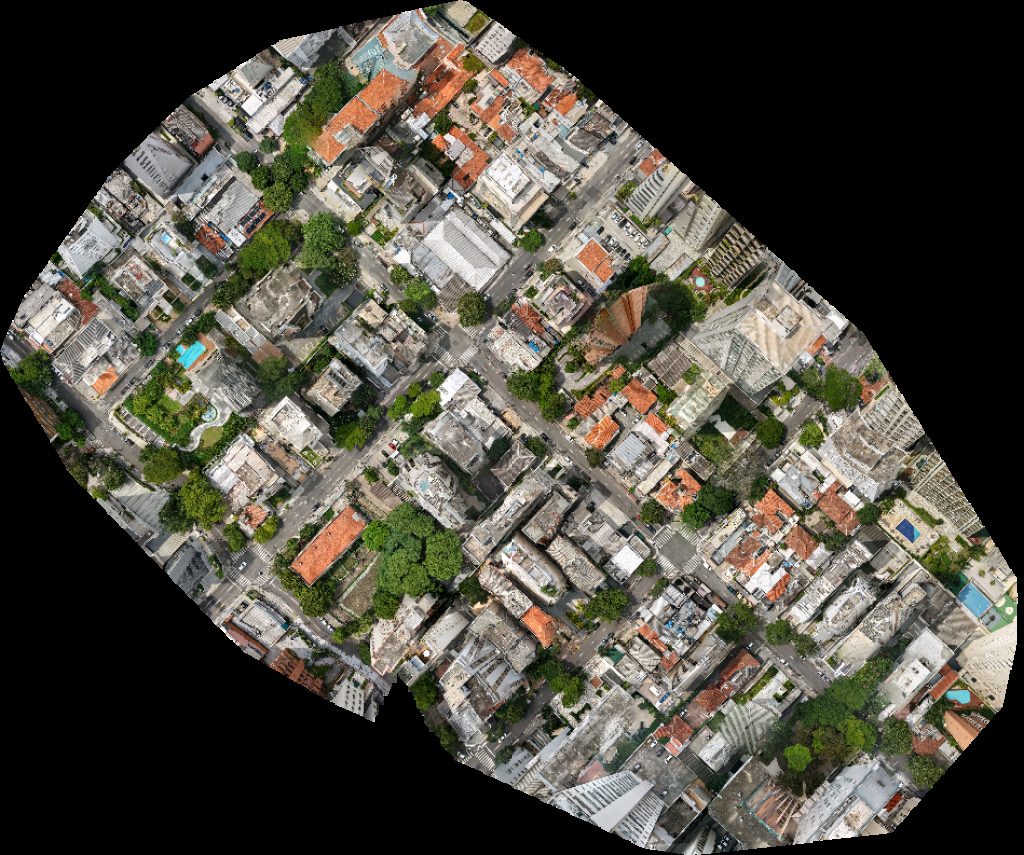 Drone map of Cia Paulista de Leilões Galeria Superfície in Cerqueira César Aerial drone map in São Paulo, Sp, BR