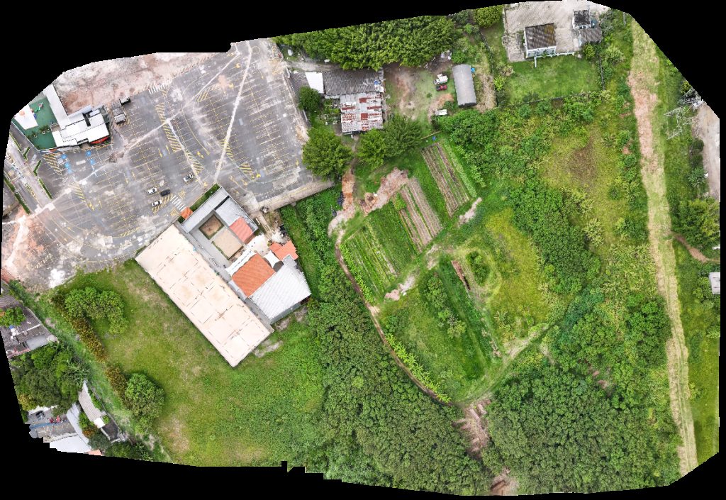 Drone map of Arena Maoli Casa dos Cães Parque Continental in Parque Continental Aerial drone map in São Paulo, Sp, BR