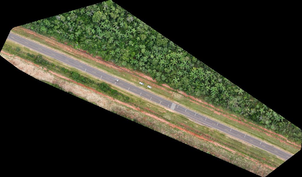 Drone map of RUINAS DO ANTIGO AEROPORTO DA CESP Nakata Horta Aerial drone map in Teodoro Sampaio, Sp, BR