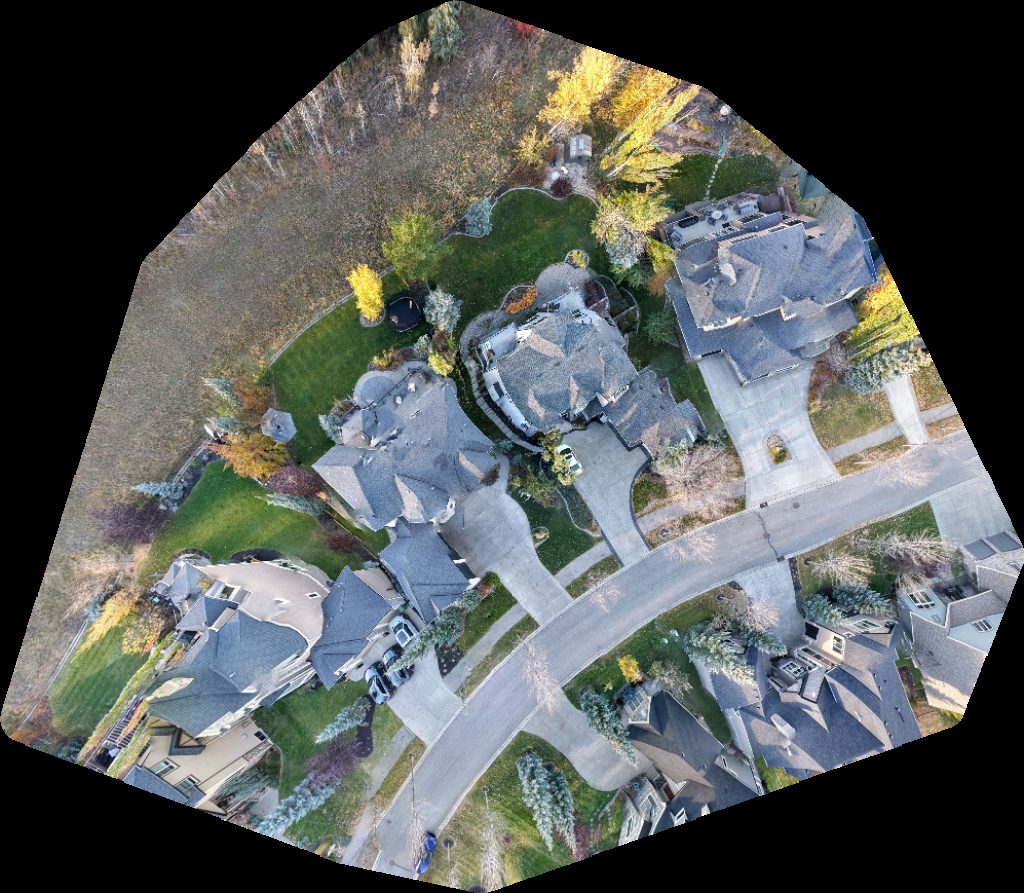 Drone map of Numeric Navigator Park in Heritage Pointe Aerial drone map in Foothills County, Ab, CA