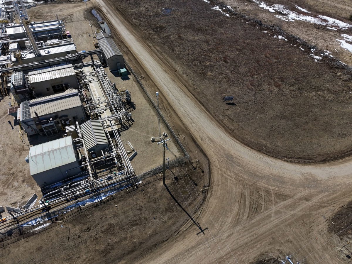 Drone 3d model of CSV Valhalla Plant Longshore 16 29 in spring lake Aerial drone 3d model in Saddle Hills County, Ab, CA