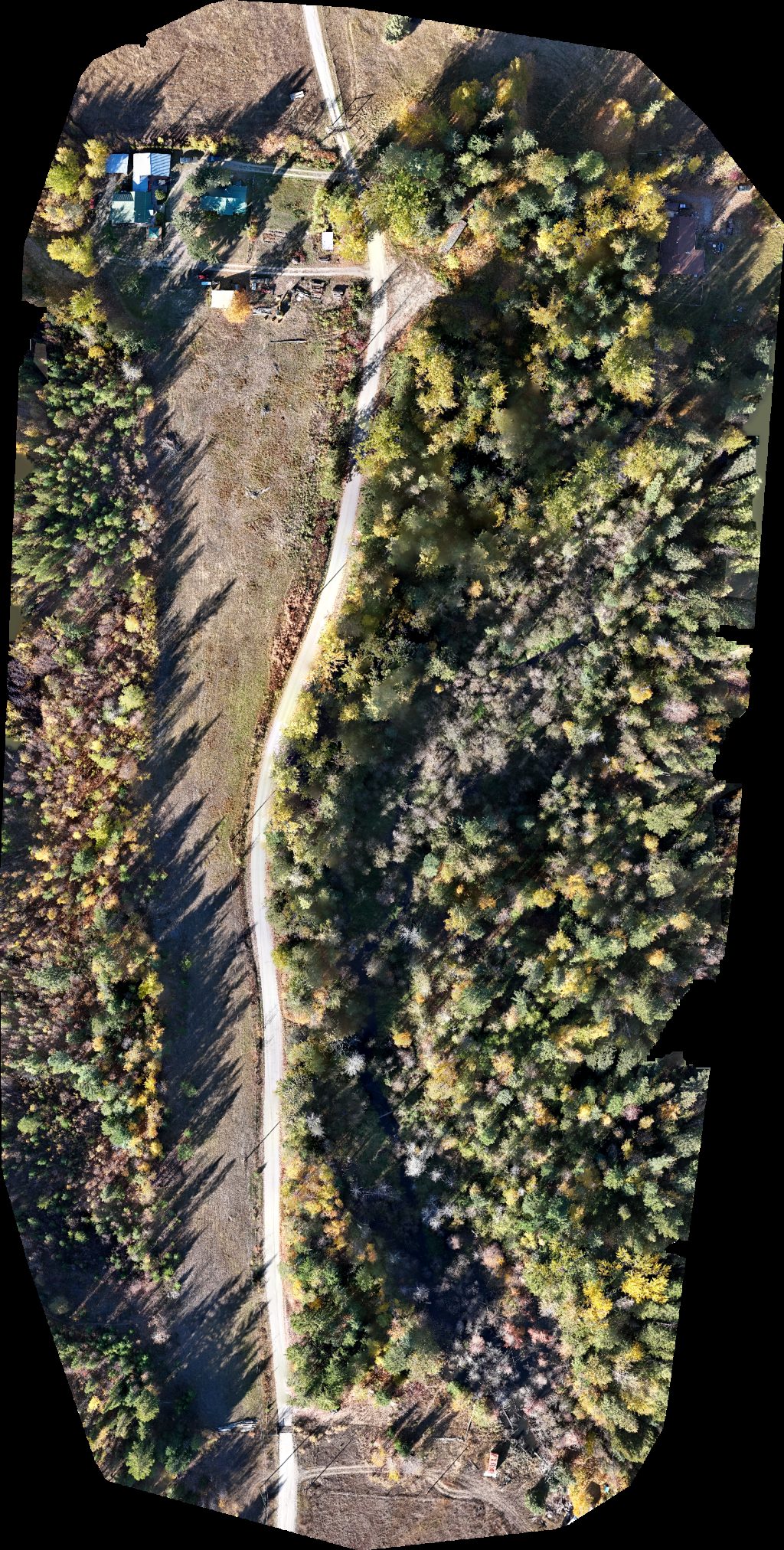 Drone map of Joseph s Light of Life Farm Celewt festival grounds in adams lake Aerial drone map in Chase, Bc, CA