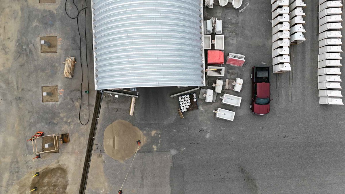 Drone 3d model of Alcaro Plastics Tristar Environmental Services 24 7 Hydrovac Septic Aerial drone 3d model in North Okanagan, Bc, CA