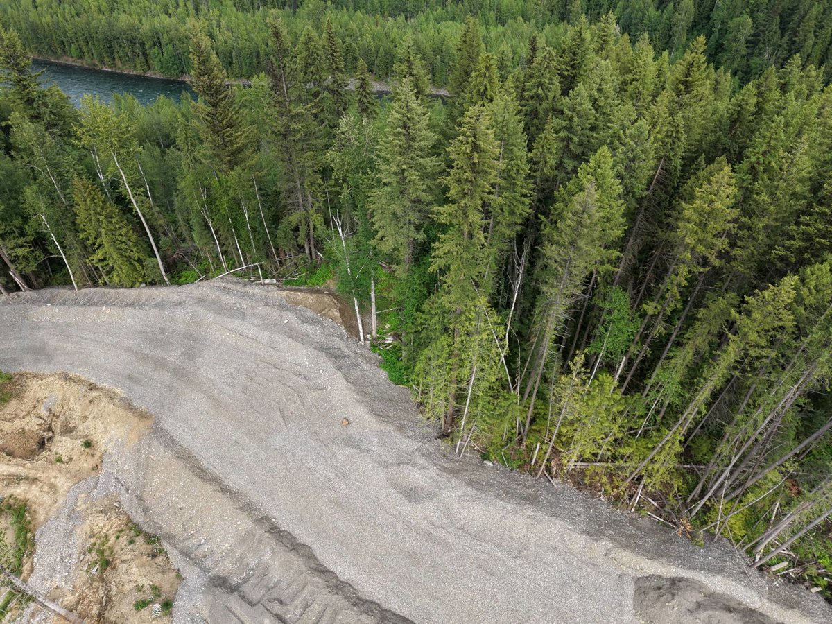 Drone 3d model of Townsite Cemetery Aerial drone 3d model in Quesnel Forks, Bc, CA