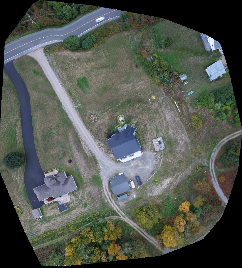 Drone map of Campbellton Welcome Signal The Garden Path Aerial drone map in Dalhousie, Nb, CA