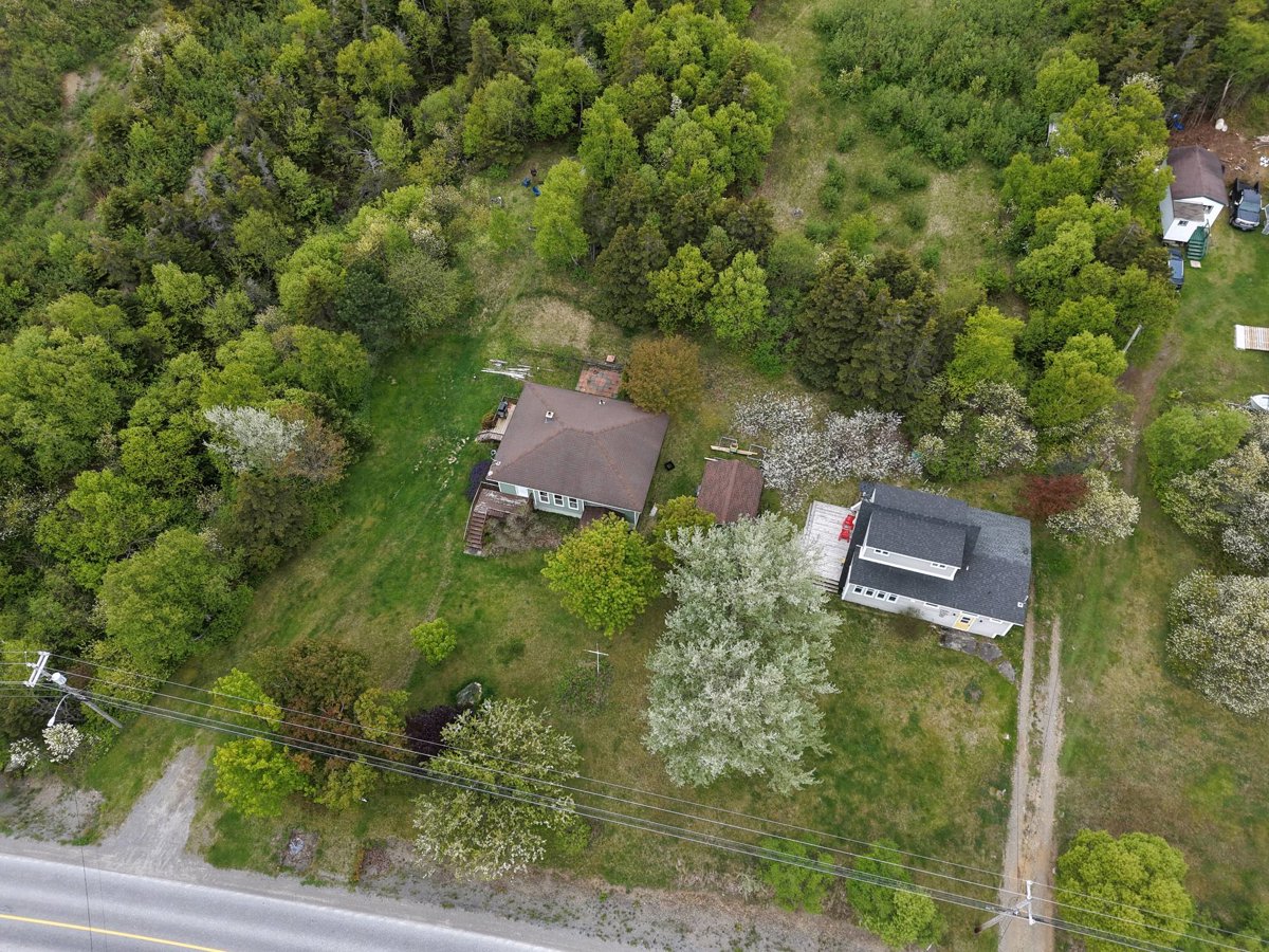 Drone 3d model of The Roost at Byrne s Store in island getaways Aerial drone 3d model in York Harbour, Nl, CA