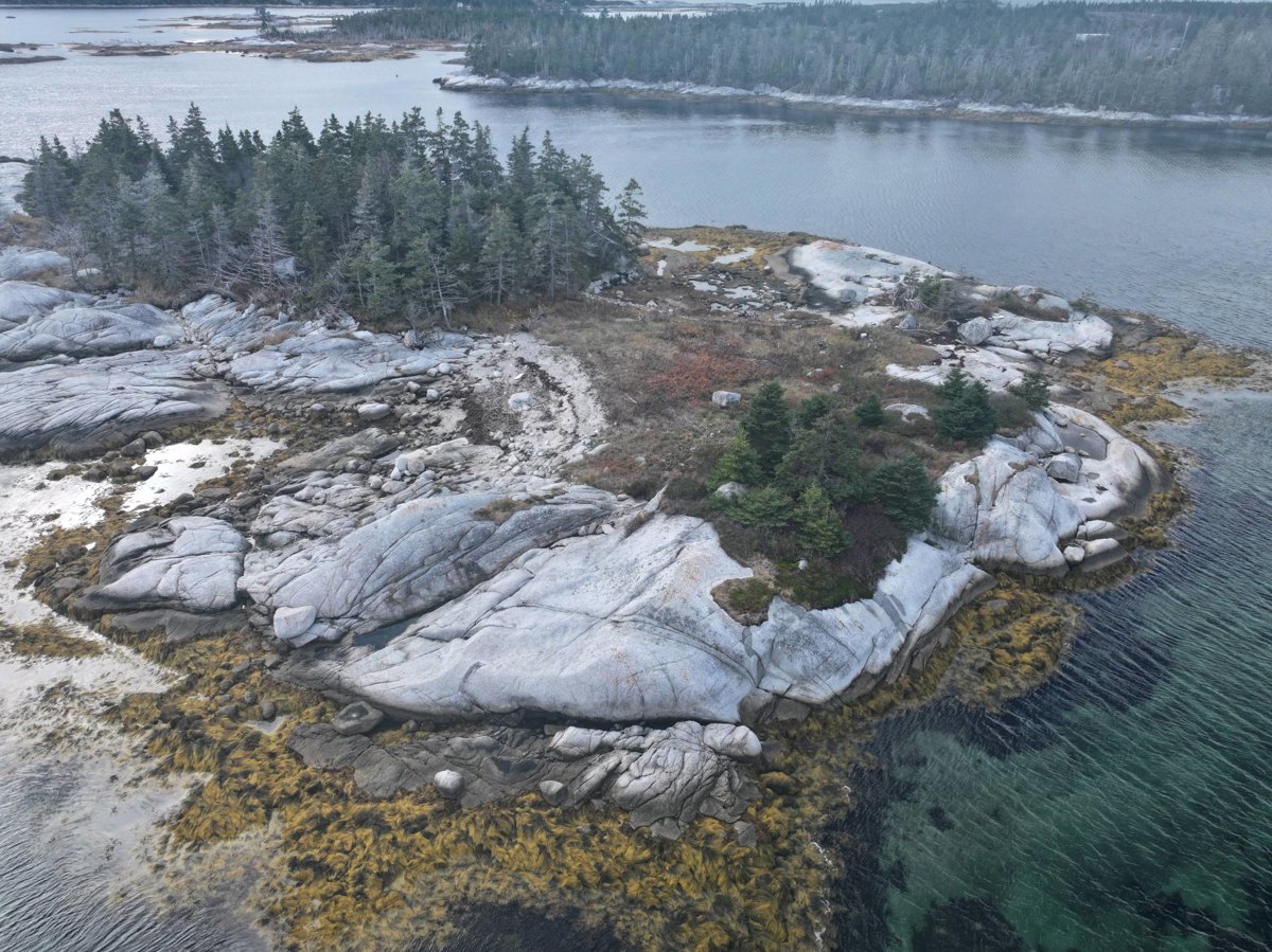 Drone 3d model of Boat Dock Euros Standard in terence bay Aerial drone 3d model in Lower Prospect, Ns, CA
