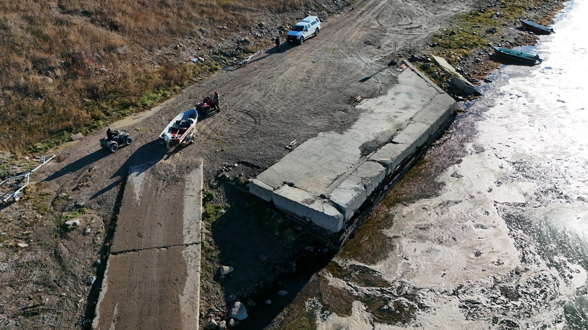 Drone 3d model of Health Centre Our Lady Of Cemetery Aerial drone 3d model in Fort Providence, Nt, CA