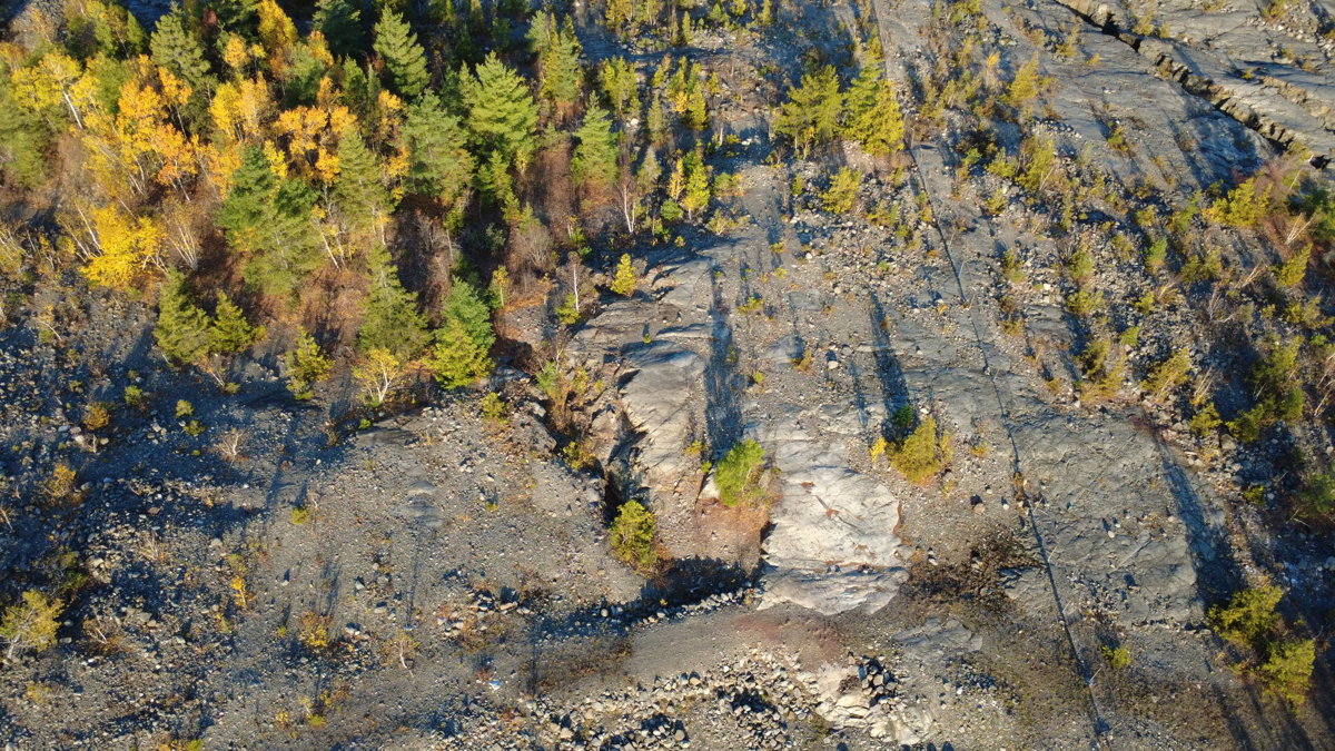 Drone 3d model of Heritage Silver Trail Site 7 Nipissing Hill Lookout 8 in heritage silver trail Aerial drone 3d model in Cobalt, On, CA