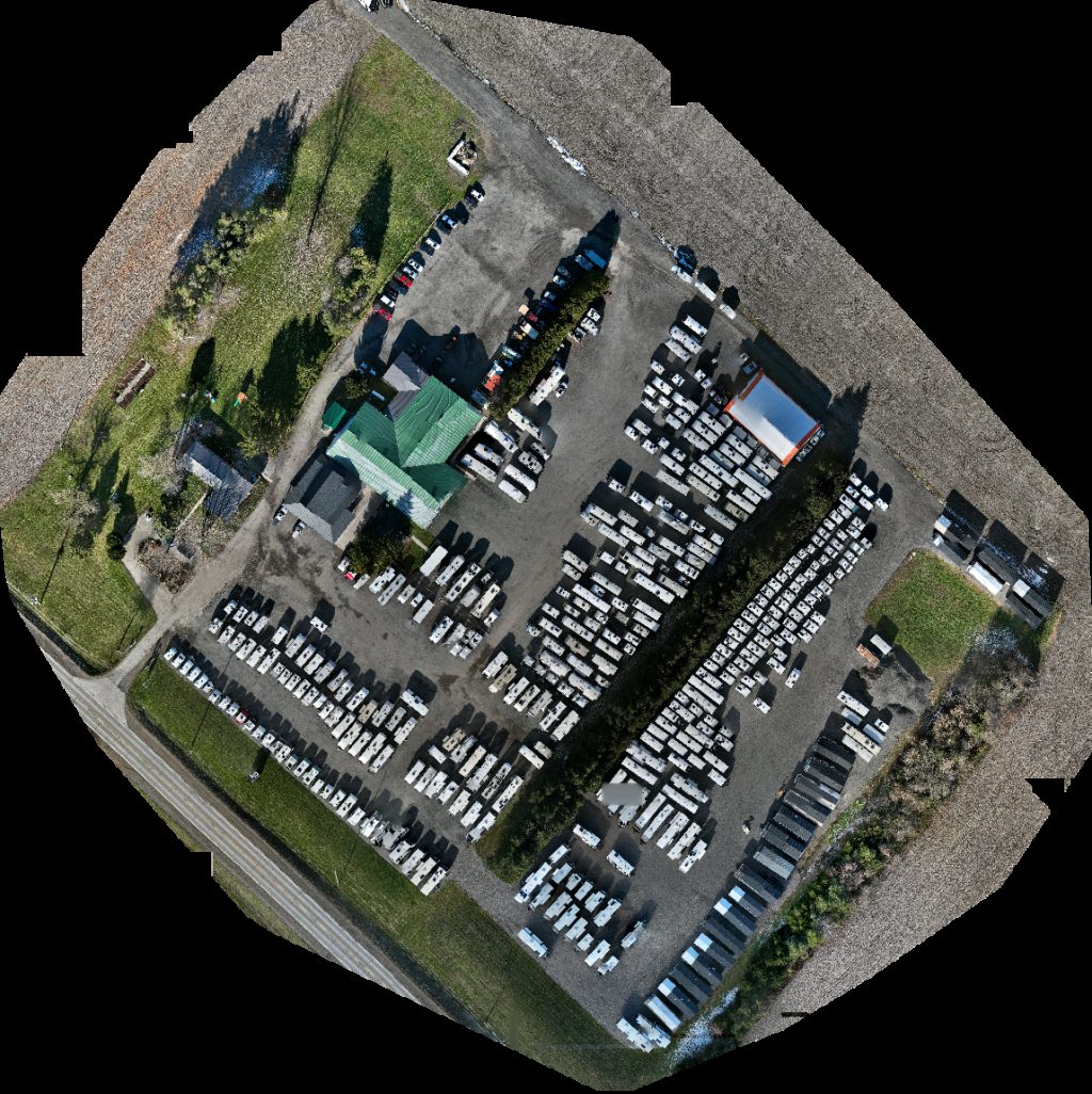 Drone map of Keith s Trailer Sales RV Link Incorporated in elliott tree farm Aerial drone map in Erin, On, CA