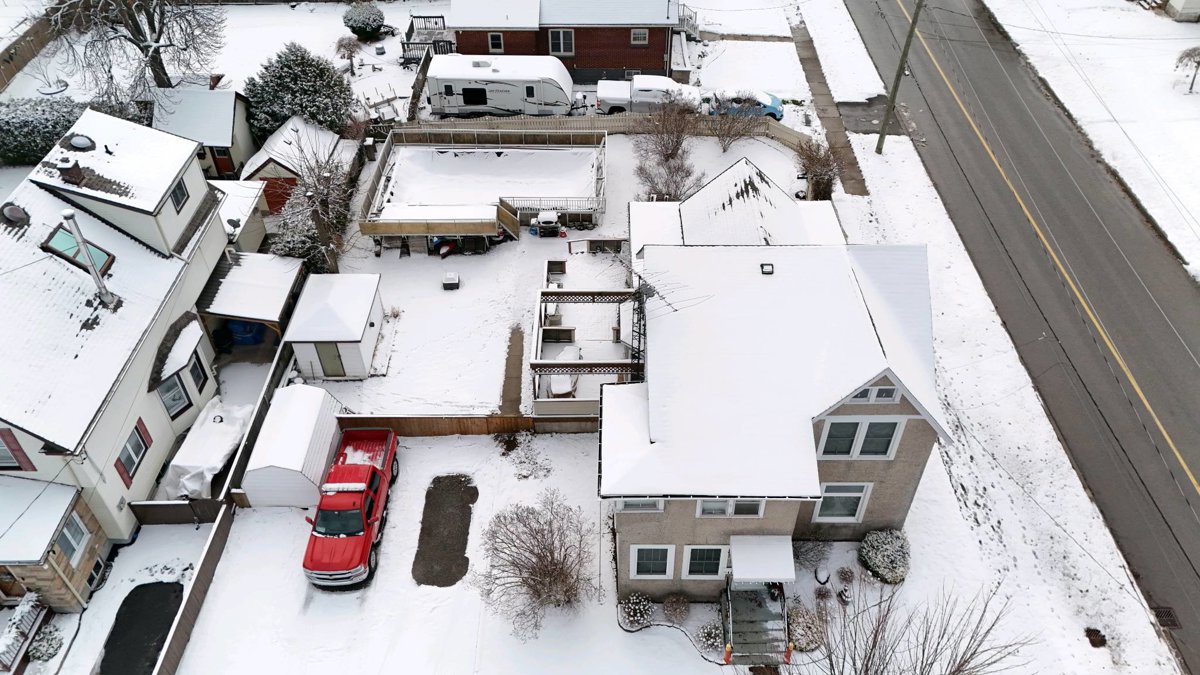 Drone 3d model of Filcan Canada Organization Can AM Tax Accounting Service in Bridgeburg Aerial drone 3d model in Fort Erie, On, CA