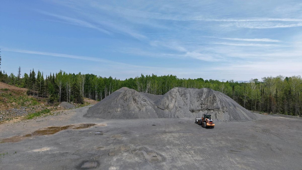 Drone 3d model of Municipality of Fire Station 3 Ornge Helipad in municipality of neebing Aerial drone 3d model in Neebing, On, CA
