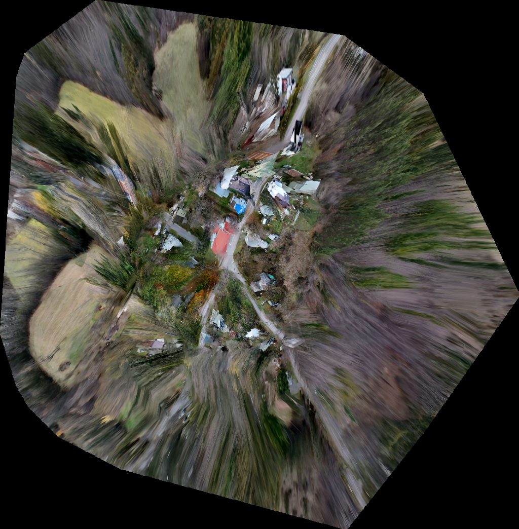 Drone map of Bishop s Mills Community Hall U Haul Neighborhood Dealer in on main Aerial drone map in Oxford Station, On, CA