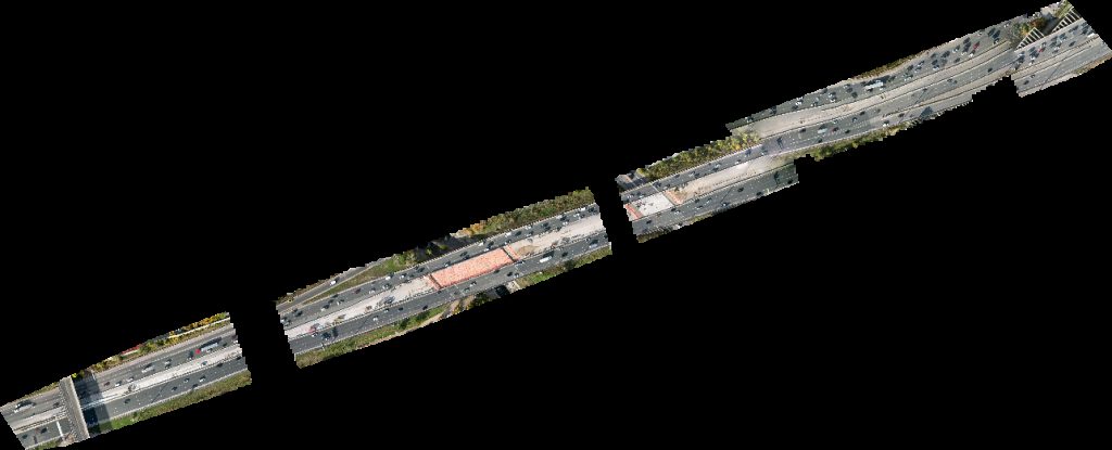 Drone map of Park Lawn Rd at Gardiner Expressway WB on Ramp 134 in Etobicoke Aerial drone map in Toronto, On, CA