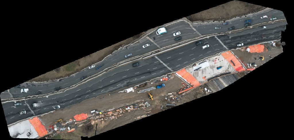 Drone map of Queensway Service Centre 134 Park Lawn Rd in Etobicoke Aerial drone map in Toronto, On, CA