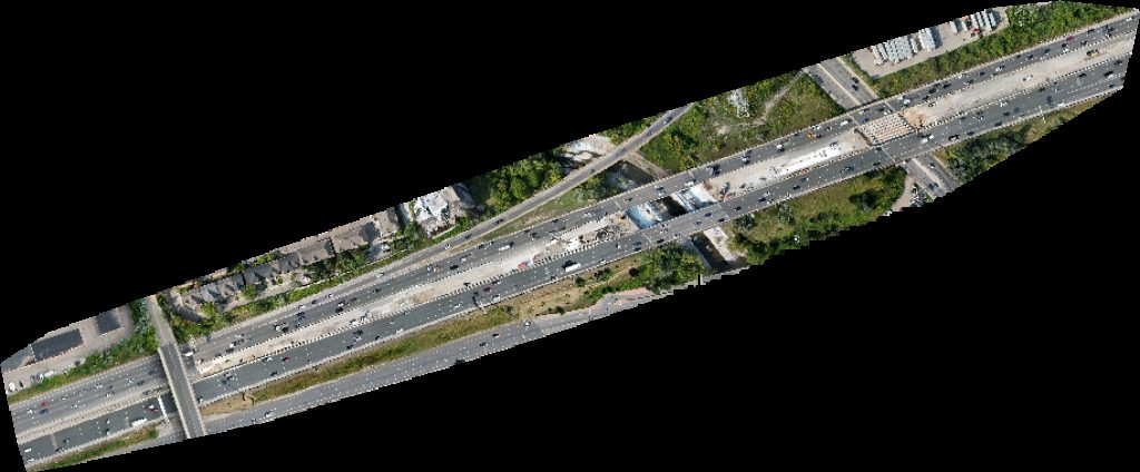 Drone map of Queensway Service Centre Cardamints in Etobicoke Aerial drone map in Toronto, On, CA
