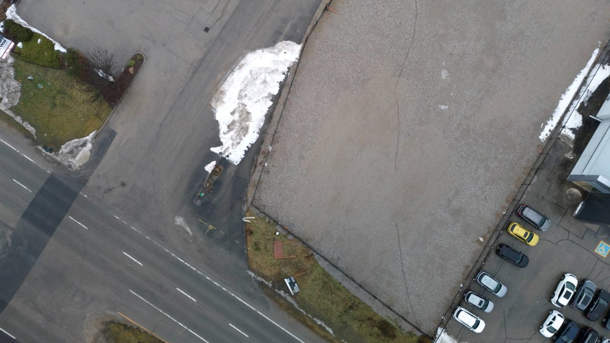 Drone 3d model of SacWal Flooring Canada Mazda in woodstock chrysler Aerial drone 3d model in Woodstock, On, CA